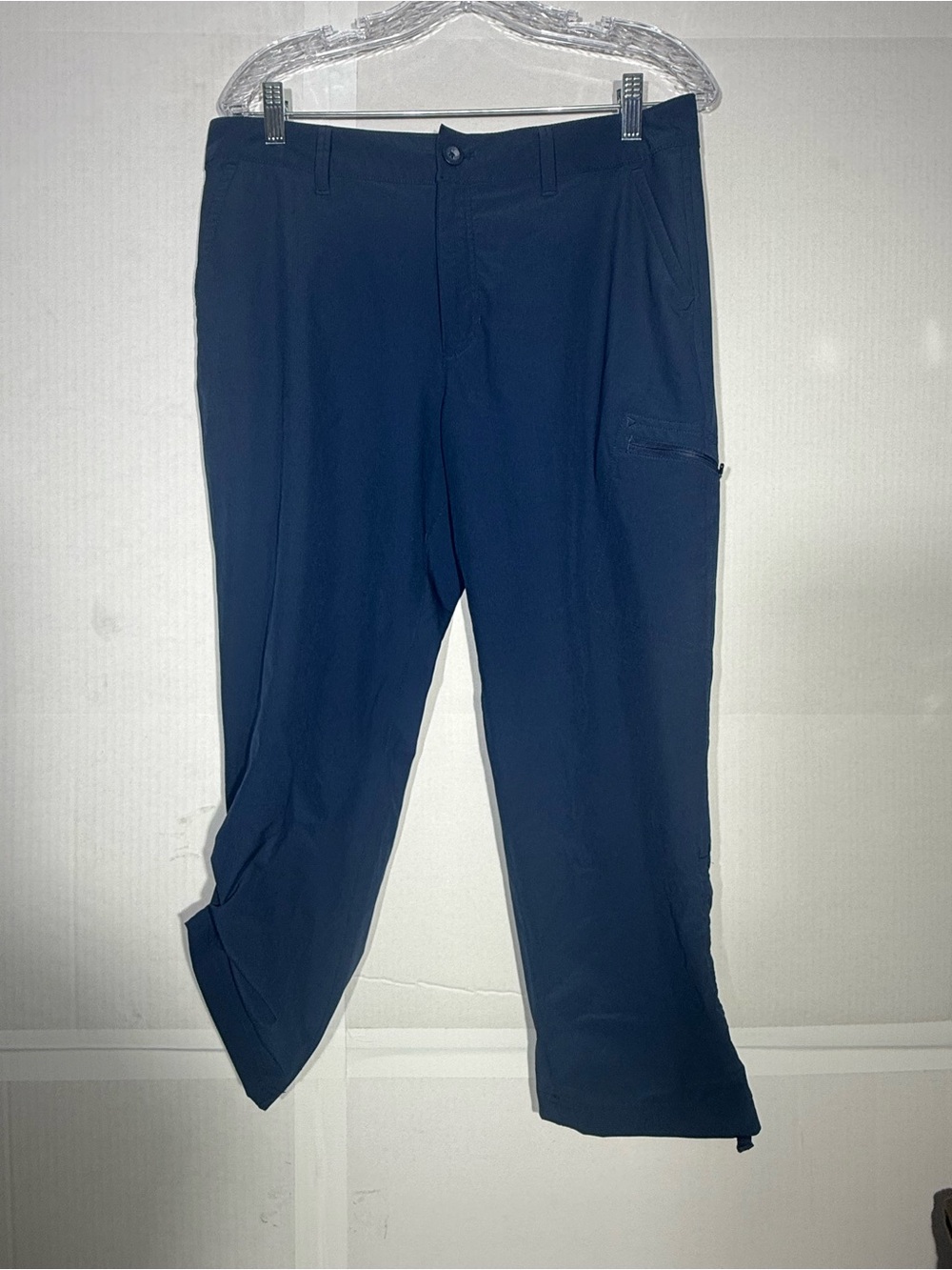 Eddie Bauer Navy Blue Womens Capris Stretch Size 10